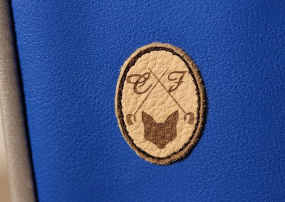 Paukantenschurz mit Couleurfuchs Logo